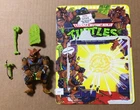 RAHZAR TMNT 1991 Vintage Complete Action Figure W/ Full Card Playmates Toys H6