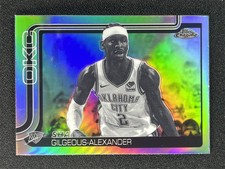 2025-26 Topps Chrome Shai Gilgeous-Alexander #141 Negative Refractor Thunder