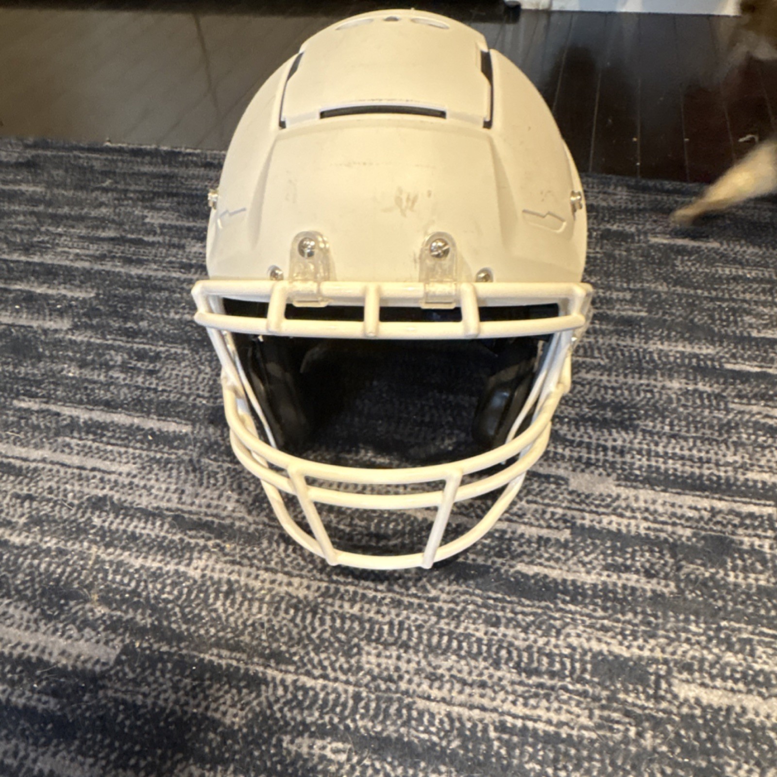 Schutt Full Face White Football Helmet D3O Padding Face Mask