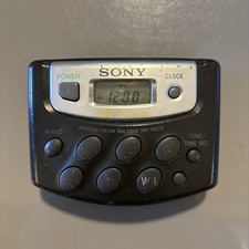 Sony Walkman SRF-M37W Portable FM/AM/Weather Radio - Powers On  Buttons Stuck