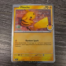 Pokemon TCG: Pokémon Day 2026 30th Anniversary Promo: Pikachu 051/162 Cosmo Holo