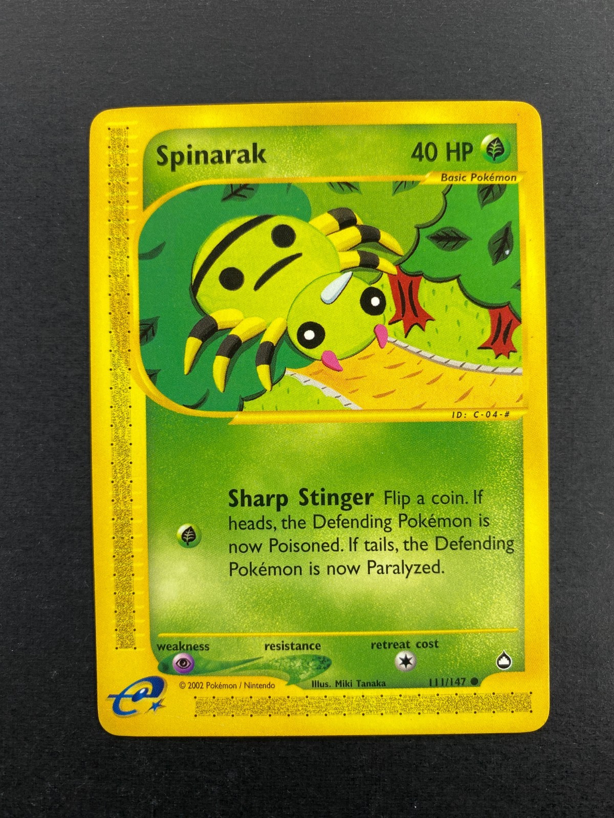 Spinarak - 111/147 - Aquapolis - NM