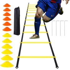 6 meter Agility Speed Ladder Carry Bag Soccer Fitness Gym Sports Training