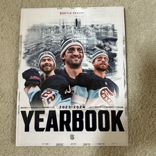 2023 - 2024 NHL Seattle Kraken Yearbook - Winter Classic Hockey Cover- NEW