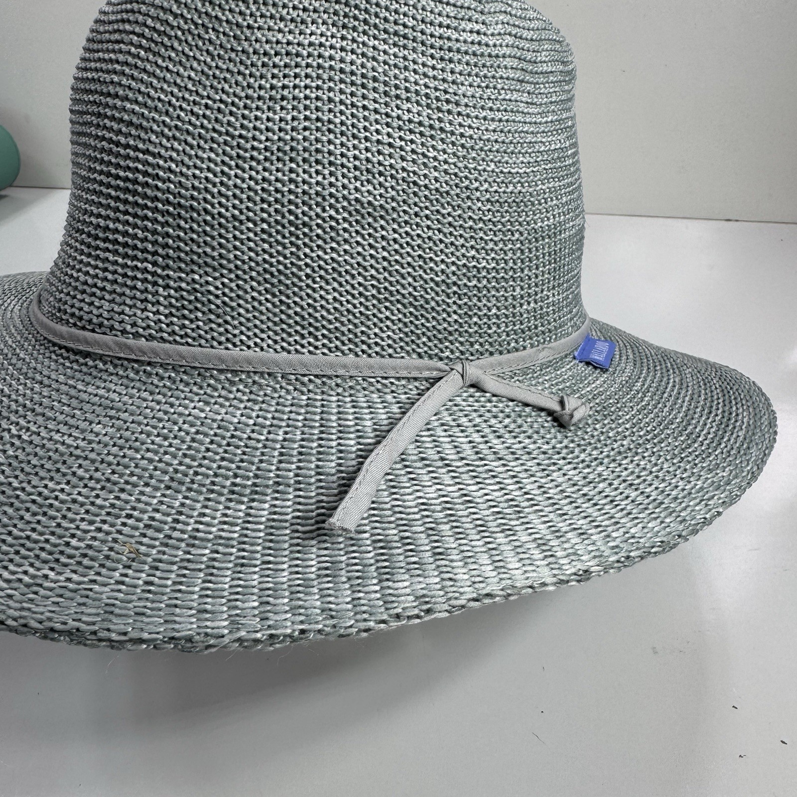 Wallaroo Vitoria Fedora Hat Adjustable Light Grey… - image 9