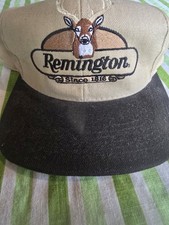 Vintage Remington Hat w Deer Since 1816 Embroidered 90s Snapback Cap MADE IN USA