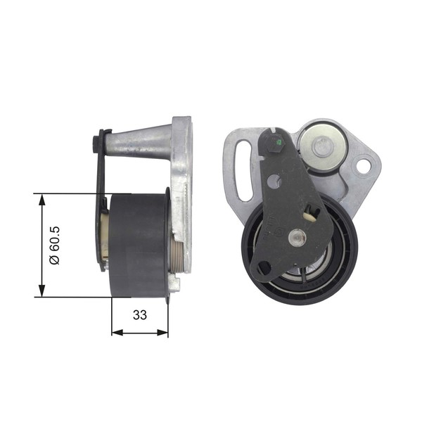 Spannrolle, Zahnriemen Powergrip™ Gates T43107-image