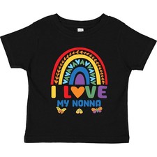 Inktastic Rainbow I Love My Nonna Toddler T-Shirt Granddaughter Son Daughter Day