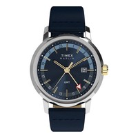 Timex Herren Marlin® Quarz Gmt 40Mm Lederarmband Uhr TW2Y47900
