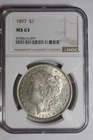 1897 Morgan Silver Dollar MS63 NGC #099