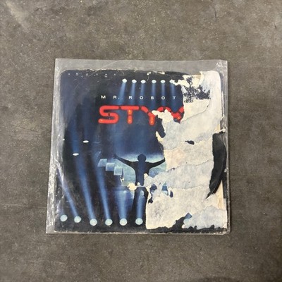 Styx Mr. Robot Snowblind 7'' Vinyl Single 45 RPM A&M Records AM-2525 1983 Rock