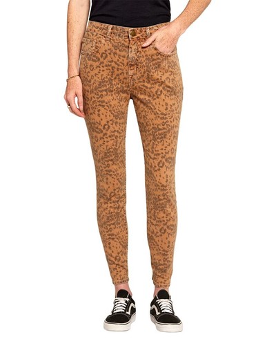 Jean Skinny Current/Elliott Taille 26 - Imprimé Serpent Violet, Entrejambe 29,5 Pouces - Occasion Très Bon état