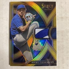 2023 Select Gold Ricky Tiedemann ROOKIE Patch 9/10 TR