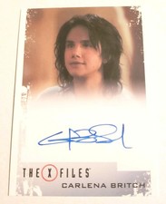 The X Files Carlena Britch as Juliet Bocanegra Autograph Card