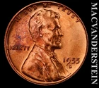 1955-D Lincoln Wheat Cent - Choice Gem Brilliant Unc  No Reserve  #L7224
