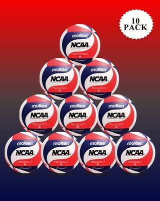Molten V5M5000-3N Flistatec NCAA Volleyball Red/White/Blue (Pack