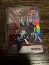 2017 Panini Elite Extra Edition Baseball Drew Ellis #44 Aspirations Red #137/150
