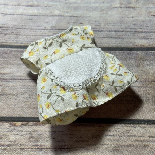 Calico Critters Dress Up Clothes Mom Yellow Floral Party Dress With Apron - Picture 1 of 3