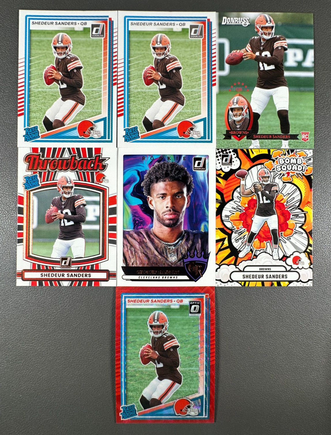 2025 Panini Donruss Shedeur Sanders Rated Rookie LOT7 RC WJL