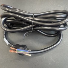 14 Gauge 9 Ft 3 Prong Power Cord Replacement  NEMA 5-15P to Open End