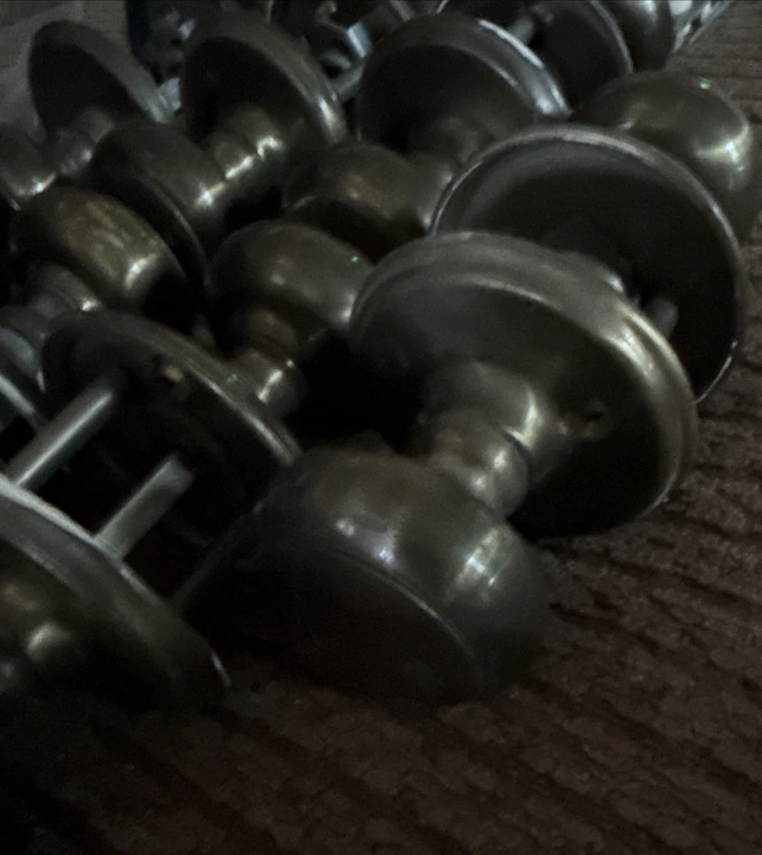 Винтажный внутренний дверные ручки набор из 7 б/у все полностью функционирует хорошее состояние товара - Изображение 2 из 4