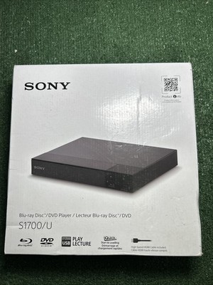 Sony BDP-S1700U Blu-ray & DVD Player Dolby Digital TrueHD/DTS - 2025 Model