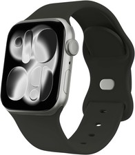 Soft Silicone Strap Compatible with Apple Watch Series 10 38mm 40mm 41mm