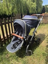Silver Cross Wave Double Pram Pushchair System Seat and Carrycot
