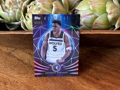 2025-26 Topps Midnight Anthony Edwards Moonfall Twilight /99