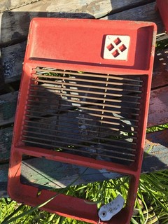 Parte rasaerba ghiaia griglia anteriore vintage
