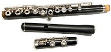 Haynes Wood Flute w/ Silver Keys, Open Holes  Split E, Needs Adjust Not Playing