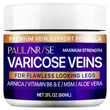 Varicose Vein Cream for Legs - Improves Blood Circulation, Reduces Spider