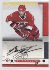 2005-06 Upper Deck Be a Player SP Signatures Bret Hedican #HE Auto 13h2