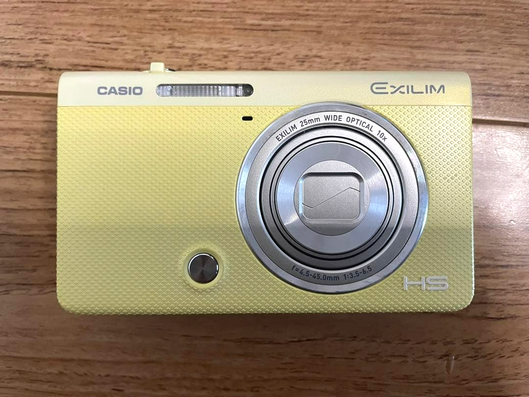 CASIO EXILIM HIGH SPEED EX-ZR70 16.1MP Digital Camera Yellow Used