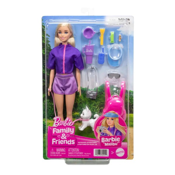 Barbie Outdoor Abenteuer Malibu | Deutsch (2026) | Blister | JJV59 | Mattel-image
