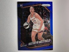 2025 Panini Prizm WNBA #29 Kathryn Westbeld (RC) Blue Velocity Prizm