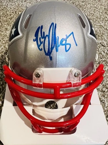 Rob Gronkowski Signed PATRIOTS Mini Helmet GRONK HOLO