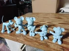 Marx DISNEY **MICKEY MOUSE FAMILY** Character Figures Playhouse Playset