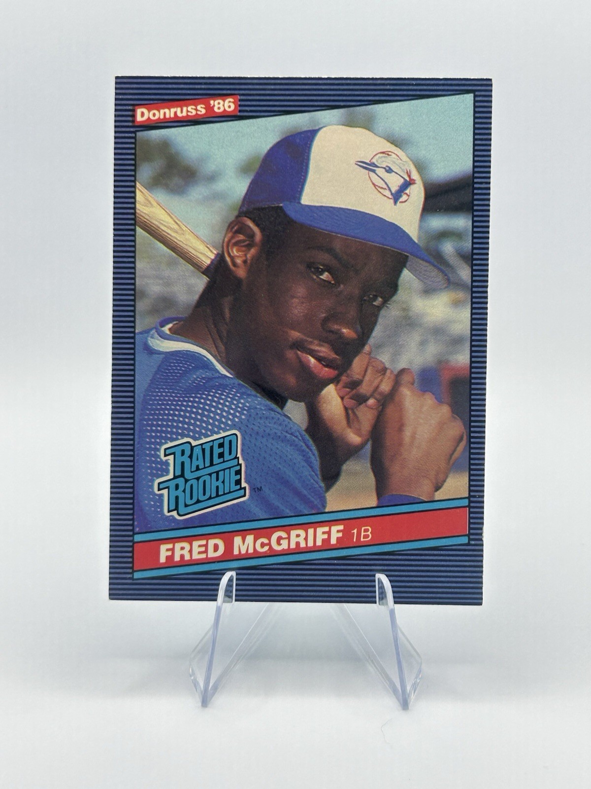 1986 Donruss - Rated Rookie Fred McGriff #28 (RC)