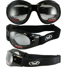 Global Vision Eliminator Goggles Sunglasses w/Clear Lens Anti-Fog