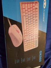 MageGee GK980 Gaming Keyboard  Mouse Combo   Pink RGB Backlit wired