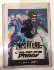 2025 Leaf Mythical Unicorn ROQUAN SMITH Ravens 1/1 Pre-production Proof
