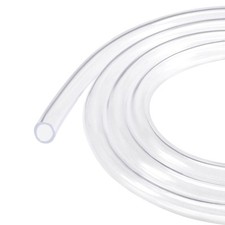 PVC Clear Hose Vinyl Tubing 11.5mm ID 15.5mm OD 2m Flexible Lightweight