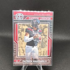 2025 Panini Icons Campus Legends Patrick Mahomes II CL-3 Texas Tech