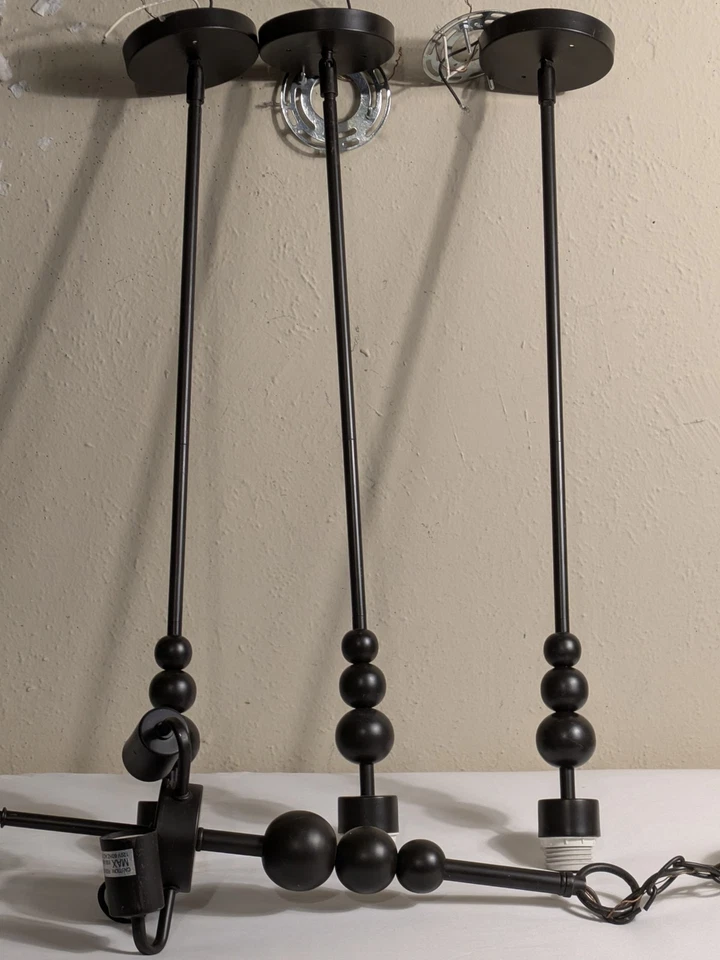 Kenroy Home Post Modern Stacked Edison 3 Penant Flush Mount Lights & Chandelier - Image 2 of 4