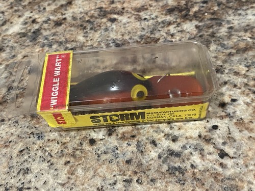 NOS Vintage Storm Wiggle Wart V37 Red Label Fishing Lure SEALED New Old Stock - Picture 4 of 8