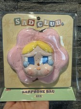 POP MART Crybaby Sad Club Plush Earphone Case