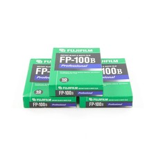 3x FUJI FUJIFILM FP-100B PELLICOLA ISTANTANEA PROFESSIONALE SCADENZA 2008-06 FRIGORIFERO