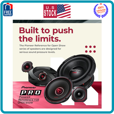 Pioneer TS-B351PRO 3.5” Tweeters Pair, 250W Max, Bullet Style, Car