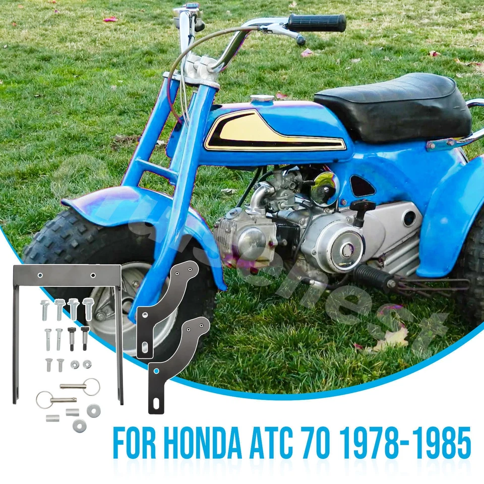 Rear Fender Flip Up Kit For Honda Atc 70 Models w/ Mounting Hardware 1978-1985 - Image 3 of 4